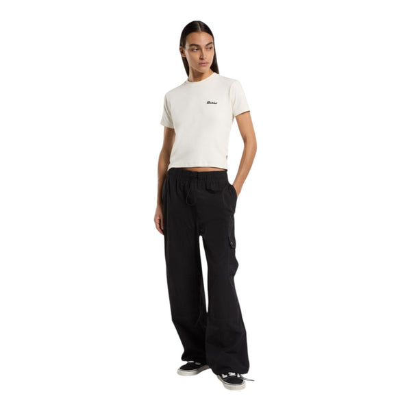 T-shirt Donna Dickies - Lewistown Embro Ss Tee W Egret - Bianco