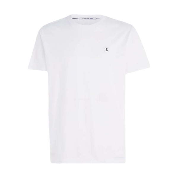 T-shirt Uomo Calvin Klein - Ck Embro Badge Tee - Bianco