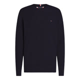 Maglie a manica lunga Uomo Tommy Hilfiger - Refined Structure Crew Nk - Blu