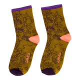 Calzini Donna Surkana - Calzini medi con motivi jacquard - Multicolore