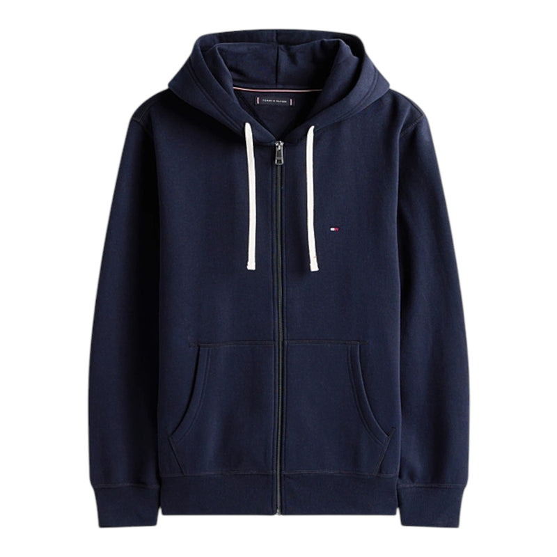 Felpe con cappuccio Uomo Tommy Hilfiger - Essential Fleece Zip Through - Blu