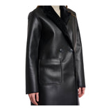 Cappotti Donna RINO & PELLE - Reversible double breasted coat - Nero