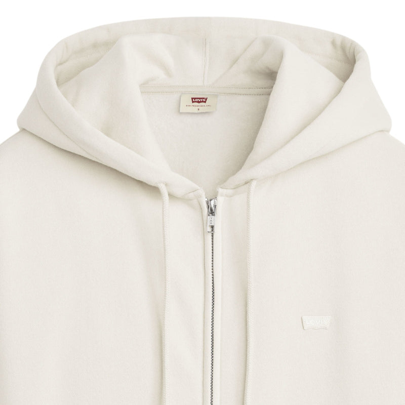 Felpe con cappuccio Donna Levi's - Everyday Zip Hoodie - Bianco