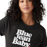 T-shirt Donna Levi's - Graphic Classic Tee Love In Levi's Egret - Nero