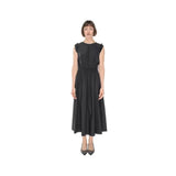 Vestiti casual Donna Alpha Studio - Abito Giro S/M Lungo Rouche - Nero