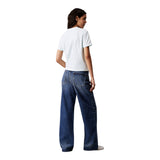 Jeans Donna Calvin Klein - The Wide Leg Tinted Horseshoe - Blu