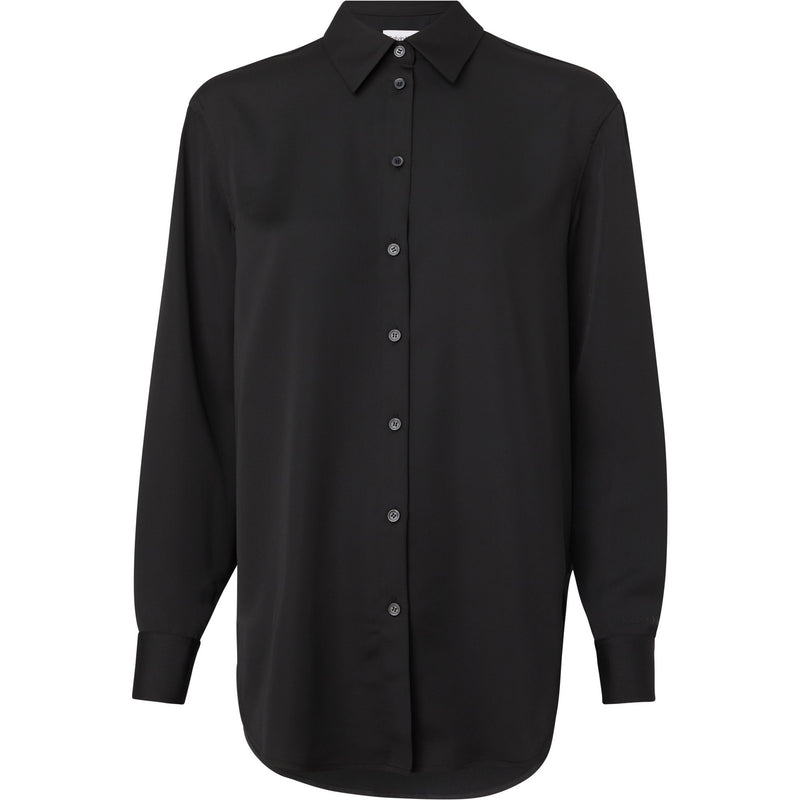 Camicie Donna Calvin Klein - Recycled Cdc Relaxed Shirt - Nero