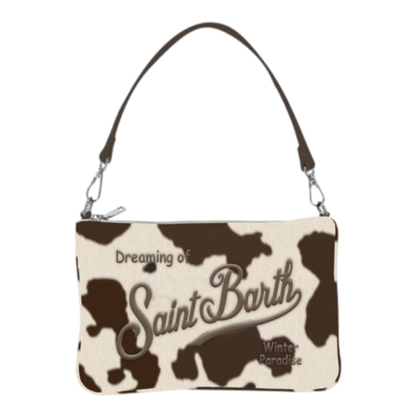 Pochette e Clutch Donna Mc2 Saint Barth - Parisienne Mini Felt Pochette - Marrone