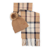 Coordinati invernali Donna Barbour - Dover Beanie & Hailes Scarf Gift Set - Beige