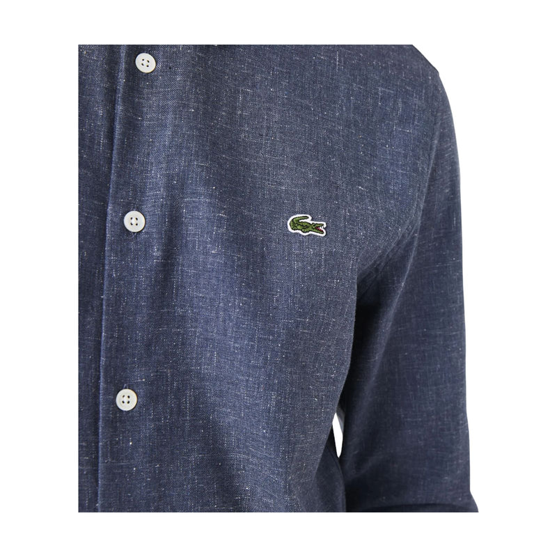 Camicie casual Uomo Lacoste - Camicia M/L - Blu