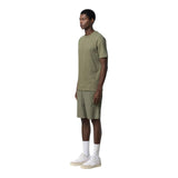 T-shirt Uomo K-Way - Odom Jersey Micro Lettering - Verde militare