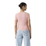 T-shirt Donna Levi's - Essential Sqrd Neck Tee - Rosa