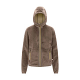 Felpe con cappuccio Donna K-Way - Lily Velour Polar Double - Beige