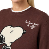 Maglioni Donna Mc2 Saint Barth - New Queen New Crewneck Sweater - Marrone