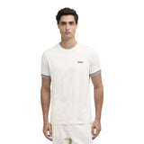 T-shirt Uomo Barbour International - Burnwood Tipped Cuff T-Shirt - Bianco