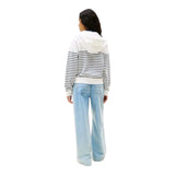 Felpe con cappuccio Donna Tommy Hilfiger - Tjw Bxy Script Logo Zip Thru - Bianco