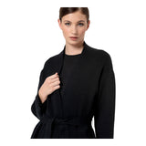 Cardigan Donna Surkana - Cardigan in maglia, doppiopetto con cintura - Nero