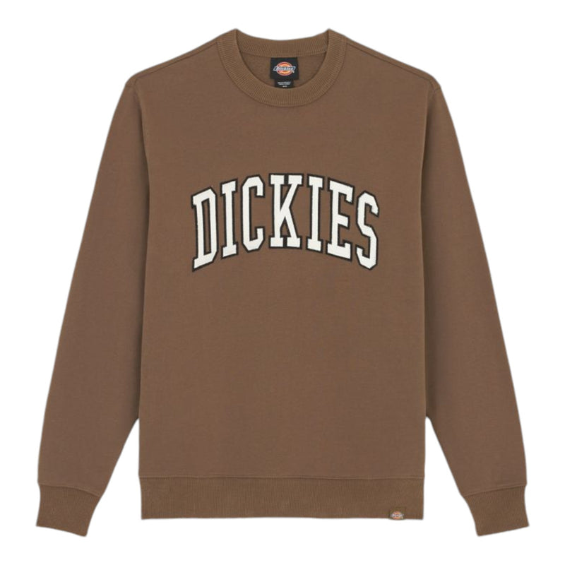 Felpe senza cappuccio Uomo Dickies - Aitkin Sweatshirt - Marrone