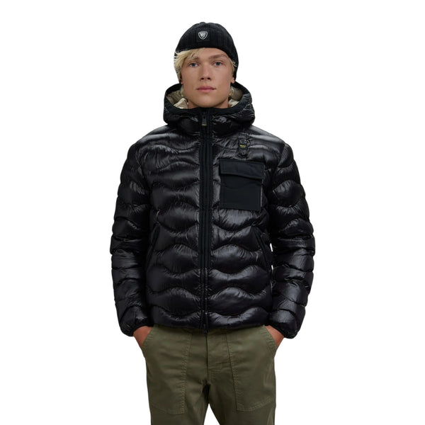 Piumini Uomo Blauer - Bryant	Giubbini Corti Imbottito Ovatta - Nero