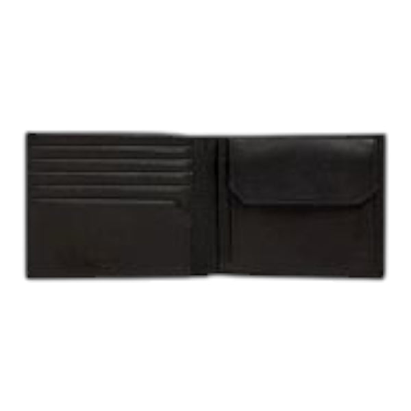 Portafogli Uomo Calvin Klein - Metal Ck Bifold 5Cc W/Coin - Nero