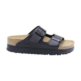 Sandali Donna Birkenstock - Arizona Platform black veg, Birko Flor - Nero