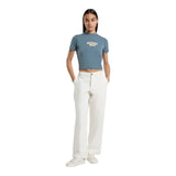 T-shirt Donna Dickies - Center Logo Ss Tee W - Azzurro