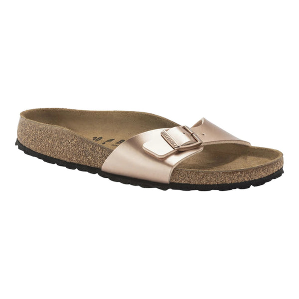 Sandali Donna Birkenstock - MADRID METALLIC COPPER, BIRKO FLOR Calz. S - Rosa