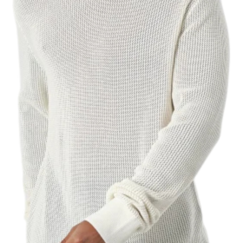Maglie Uomo Calvin Klein - Ls Cotton Mesh Crew Swtr 12Gg - Panna