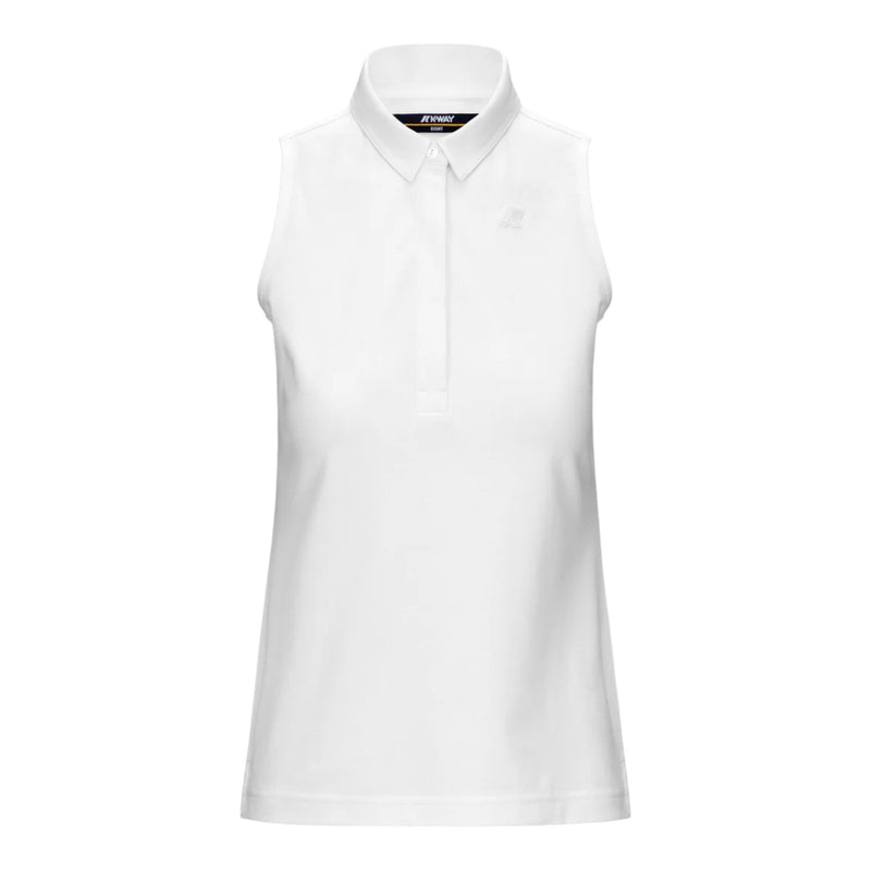 Polo Donna K-Way - Adour Pique - Bianco