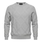 Maglioni Uomo Alpha Studio - Girocollo Ml Losanga Merinos - Beige