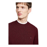 Maglie a manica lunga Uomo Tommy Hilfiger - Lambswool Crew Neck - Bordeaux