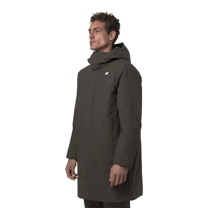 Giubbotti Uomo K-Way - Thomas Warm Ottoman - Oliva