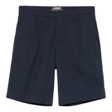 Bermuda Uomo K-Way - Severe Twill Tech - Blu