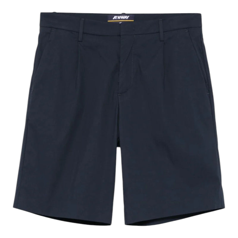 Bermuda Uomo K-Way - Severe Twill Tech - Blu