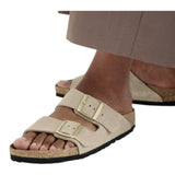 Sneaker Donna Birkenstock - Arizona Suede Leather - Beige