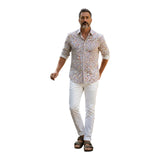Camicie casual Uomo GMF965 - Camicia Cotone Fantasia M/L - Multicolore