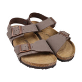 Sandali Bambino Birkenstock - New York Kids mocha, Birkibuc - Marrone