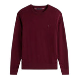 Maglie Uomo Tommy Hilfiger - Pima Org Ctn Cachemire Crew Neck - Bordeaux