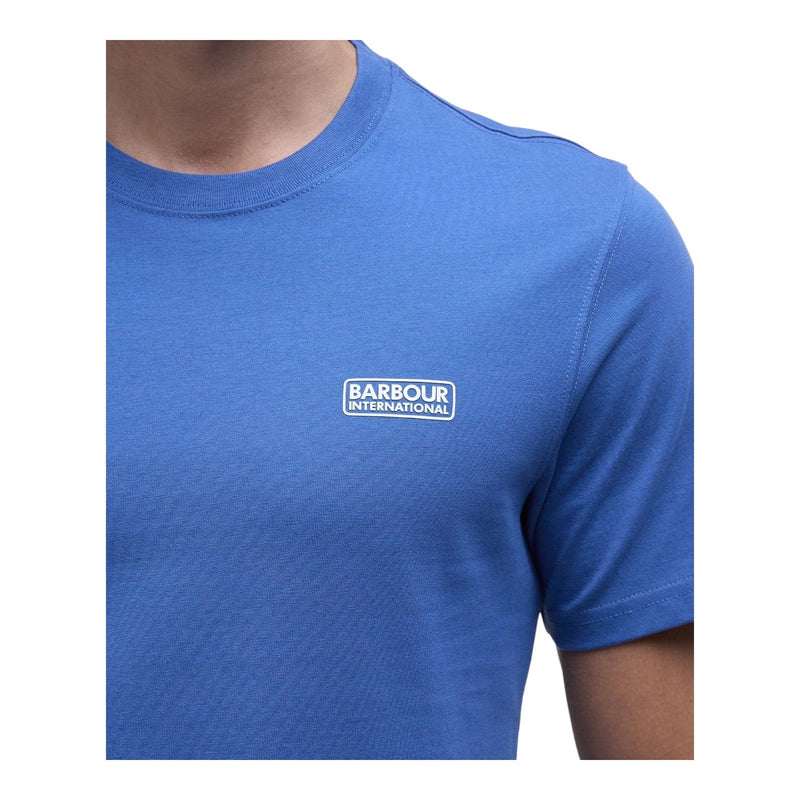 T-shirt Uomo Barbour International - Small Logo Tee - Blu