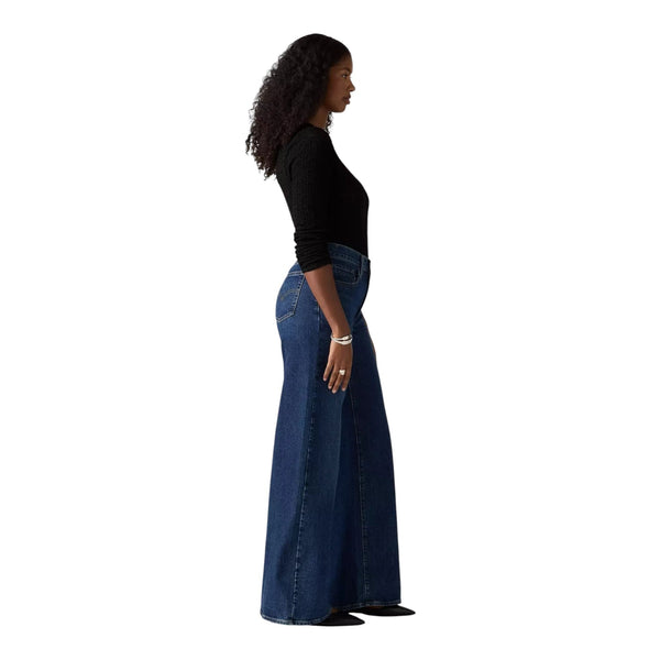 Jeans Donna Levi's - 728 Hr Wide Leg Retro Rinse Lb - Denim