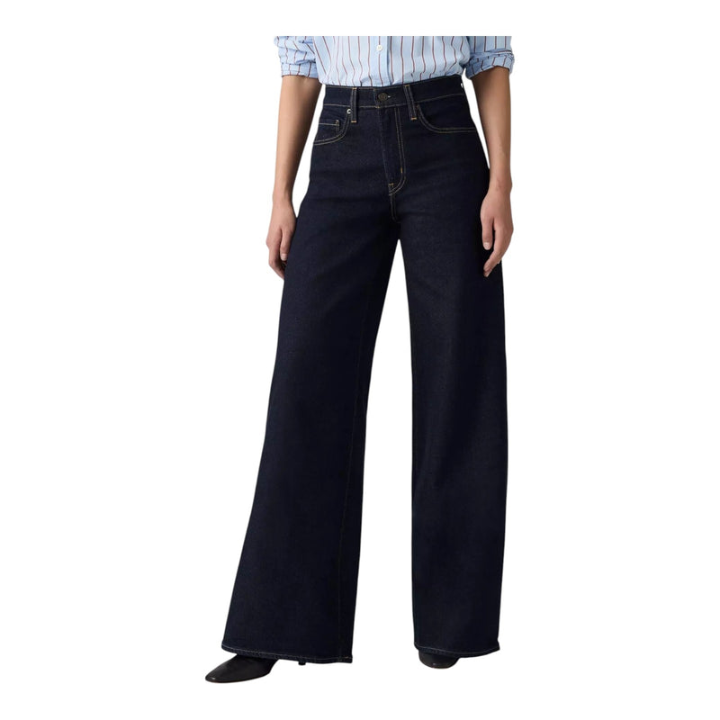 Jeans Donna Levi's - 728 Hr Wide Leg Retro Rinse Lb - Denim