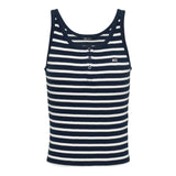 Canotte e top Donna Tommy Hilfiger - Tjw Slim Button Tank - Blu
