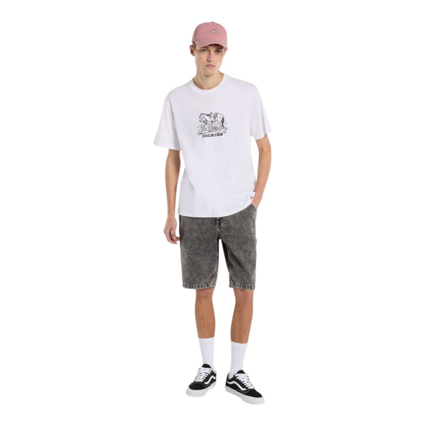 Bermuda Uomo Dickies - Garyville Denim Short - Grigio