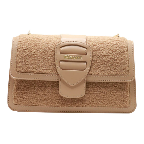 Borse a spalla Donna Blauer - Fur Crossbody Bag Mixy05 - Beige
