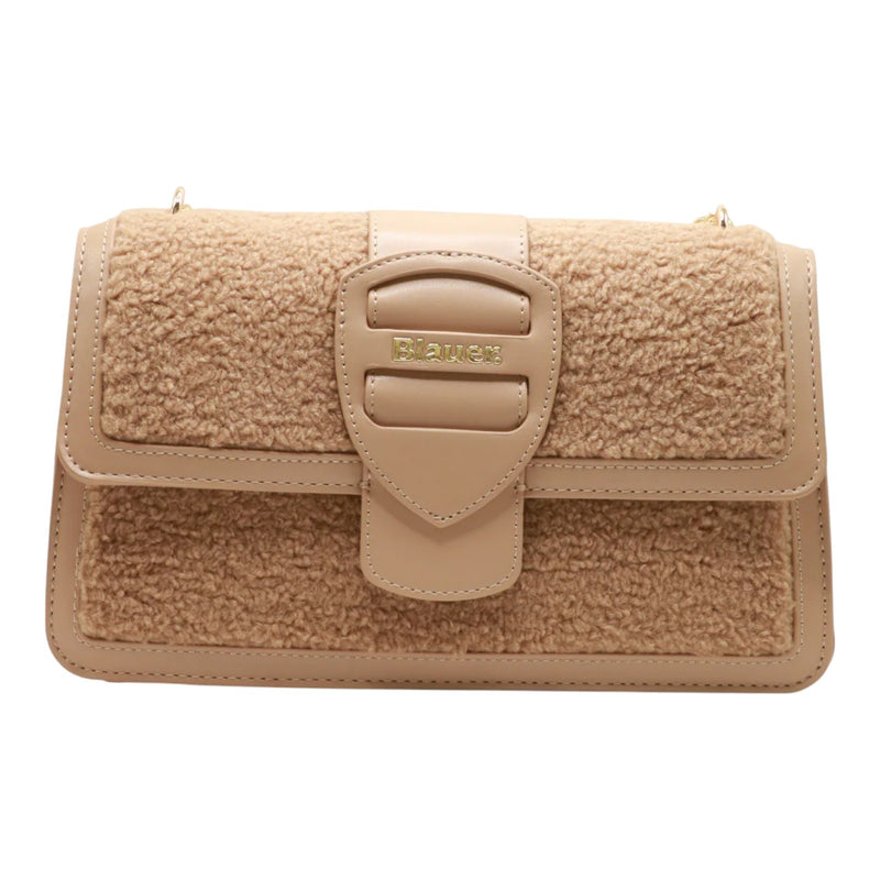 Borse a spalla Donna Blauer - Fur Crossbody Bag Mixy05 - Beige