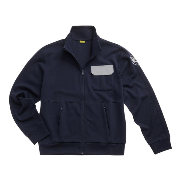 Felpe senza cappuccio Uomo Blauer - Walton Felpa Aperta - Blu