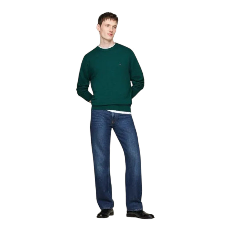 Maglie Uomo Tommy Hilfiger - Pima Org Ctn Cachemire Crew Neck - Ottanio