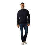 Maglioni Uomo Alpha Studio - Lupetto Bottoni Lana Geelong - Blu
