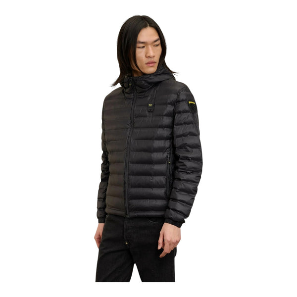 Giubbini Uomo Blauer - Charles Giubbini Corti Imbottito Ovatta - Nero