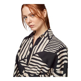 Vestiti casual Donna Alpha Studio - Abito M/L Chemisiere Midi Stampa Etno Grafica - Multicolore